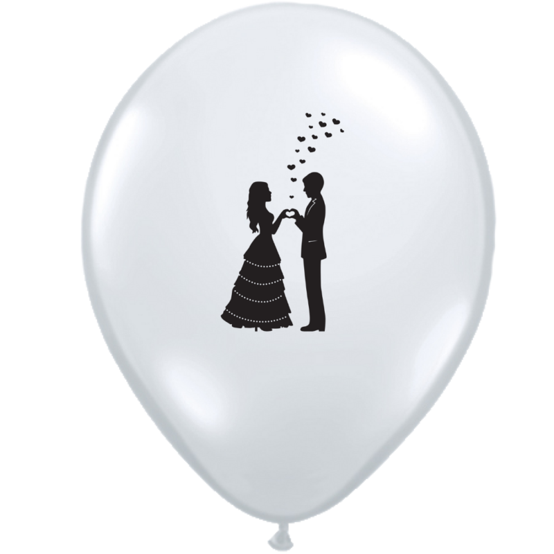 Latex-Ballone Hochzeit (Füller) max. 3 Typen wählbar