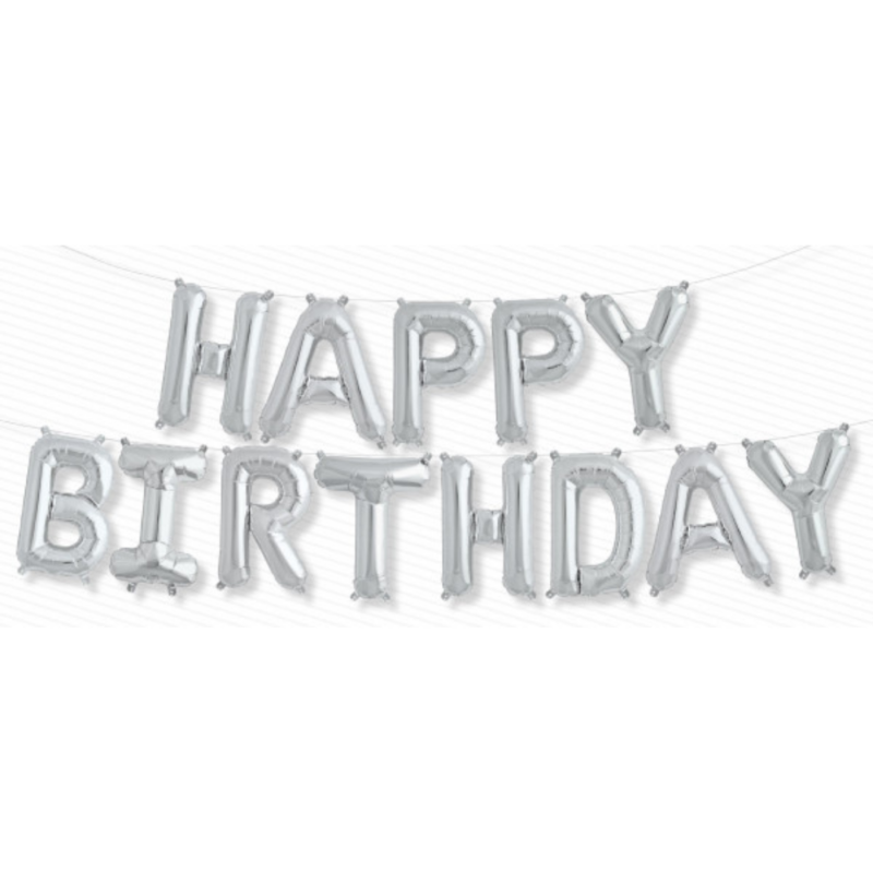 Happy Birthday Ballon Girlande Party (40cm/Buchstabe)