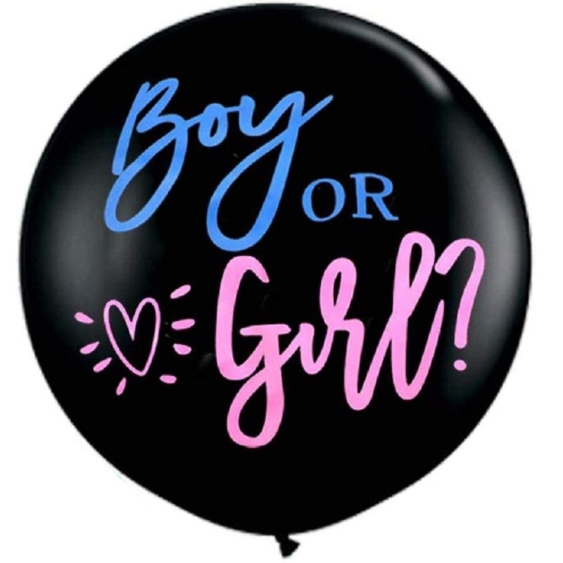 Latex-Ballone "Girl or Boy" - "Meitli oder Bueb" - (separat ausserhalb der Box)